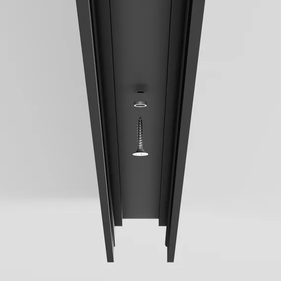 Профиль 3м Elasity IP накладной черный Outdoor o-tr001-p-b3m