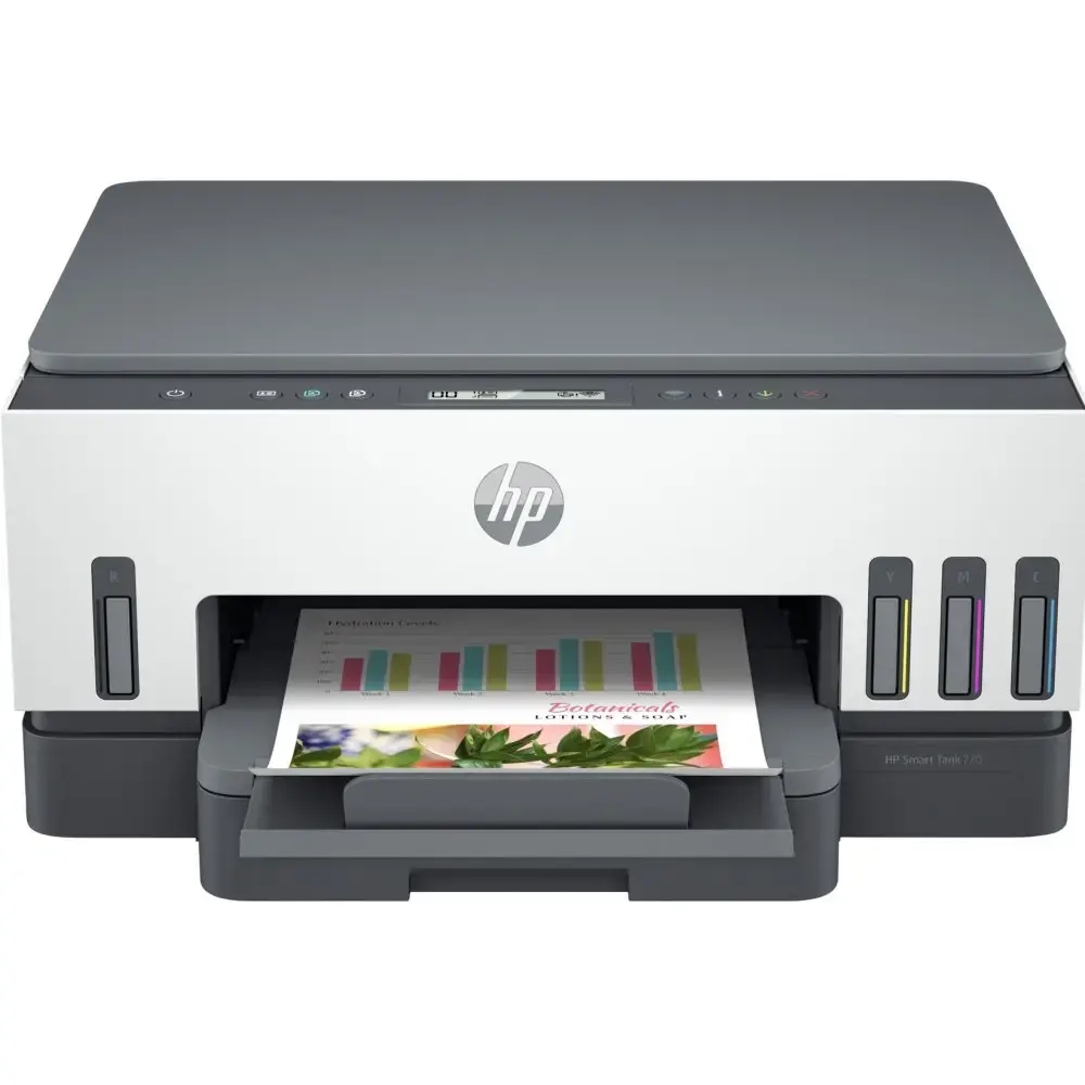 МФУ HP Smart Tank 720 (A4) Color Ink Printer/Scanner/Copier 1200 x 1200 dpi 15/9ppm. USB 2.0Wi-Fi duty cycle 5000 pages