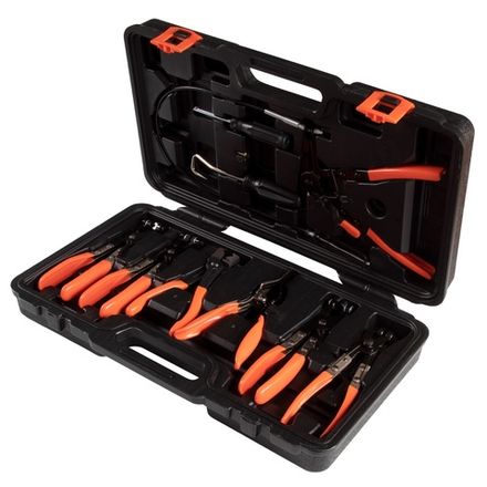 Цена на AFFIX (AF10330010C) Набор щипцов для пружинных хомутов системы охлаждения, кейс, 10 предметов