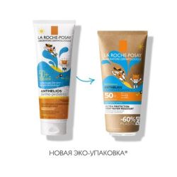 La Roche-Posay ANTHELIOS Dermo-pediatrics Солнцезащитный гель с технологией нанесения на влажную кожу SPF 50+, 200 мл