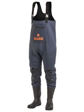 Полукомбинезон заброд. Norfin SHADOW NEOPRENE BOOTFOOT р.40-S с сапогами резина