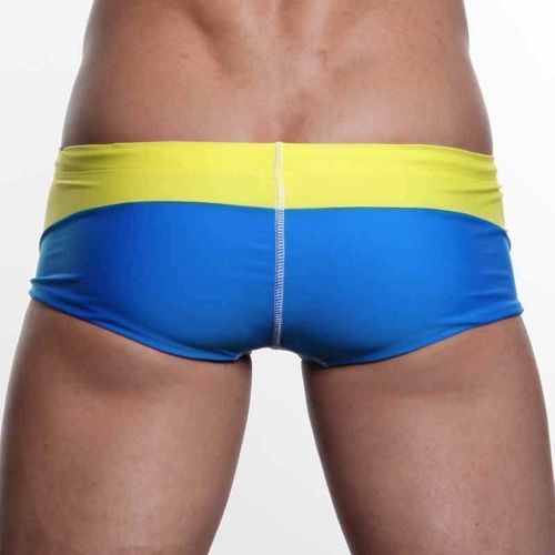 Мужские плавки хипсы сине-желтые Aussiebum Joy Hip