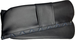 Чехлы на козырьки ВАЗ 2104, 2105, 2107 (синяя нить Бабочка)