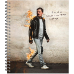 Тетрадь общая 48 листов на металлическом гребне "Модные классики"