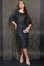 Платье Объятие ночи (черное) П11562 LT Collection