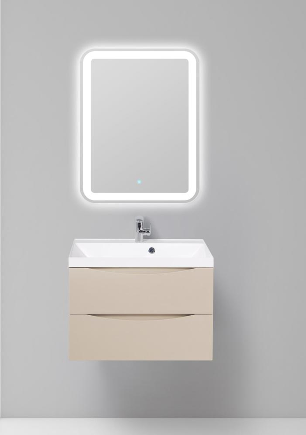 Тумба подвесная с раковиной BelBagno MARINO-700-2C-SO-CO-P