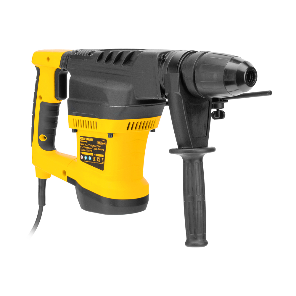 Перфоратор электрический RHVB-1300-40, SDS-Max, 1300 Вт, 10 Дж, 2 реж.// Denzel