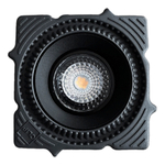 ST753.438.07 Св-к встр. светодиодный в натяжной ПВХ потолок Черный LED 1*7W 3000K 560Lm Ra80 60° IP20