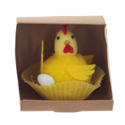 GAEM Фигурка декоративная "Цыпленок в гнезде", L6 W6 H7 см, 2в.