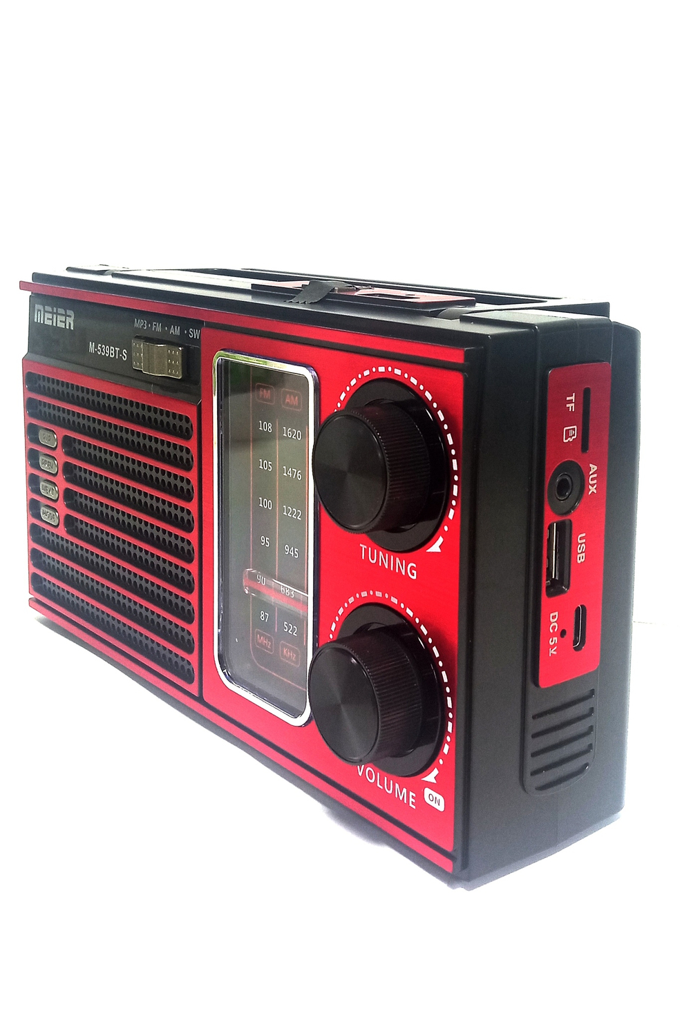 Радиоприемник Meier M-539BT-S USB (солнечная панель)