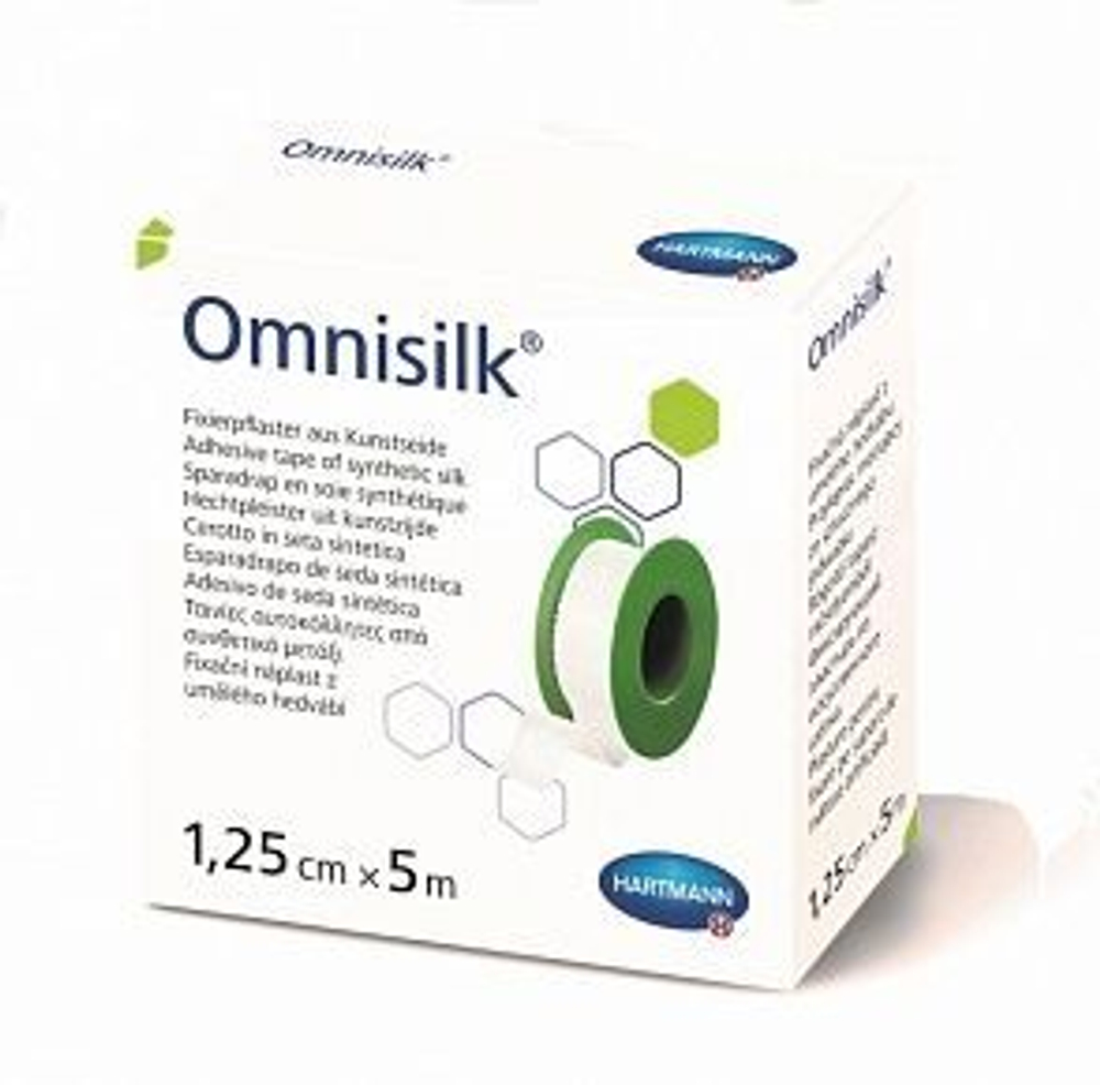 OMNISILK-фикс.пластырь из шелка 1,25см х 5м 1шт.