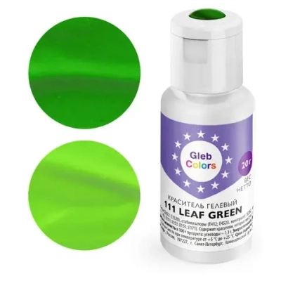 Краситель гелевый Cake Colors 111 LEAF GREEN, 20г