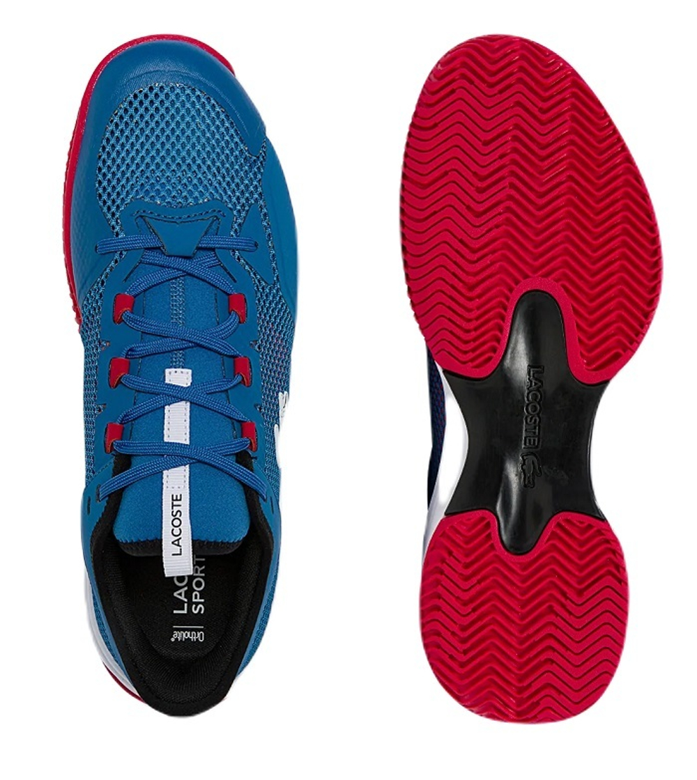 Мужские кроссовки теннисные Lacoste SPORT AG-LT21 Ultra - небесный