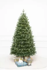 Искусственная елка Олимпия 120 см., 100% литая хвоя, теплых белых LED ламп, ЕлкиТорг (265120)