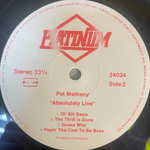 Pat Metheny ‎– Absolutely Live (Швейцария 1988г.)