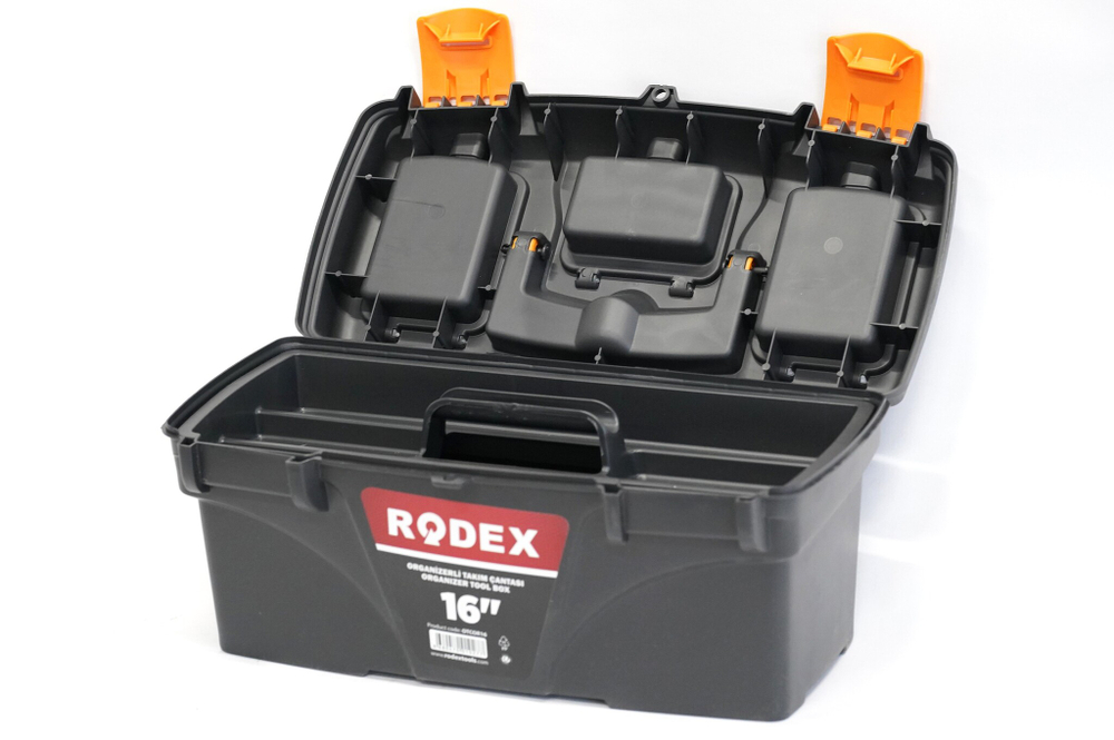 ЯЩИК Д/ИНСТРУМЕНТОВ RODEX №16 ЧЕРНЫЙ ОТCOR16