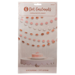 Гирлянда Круги RoseGold/Blush 2,1м 6шт