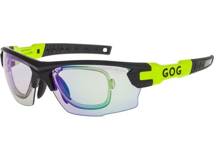 Спортивные очки с диоптриями GOG Steno C / Matt Black-Green / Photochromic Green Lens