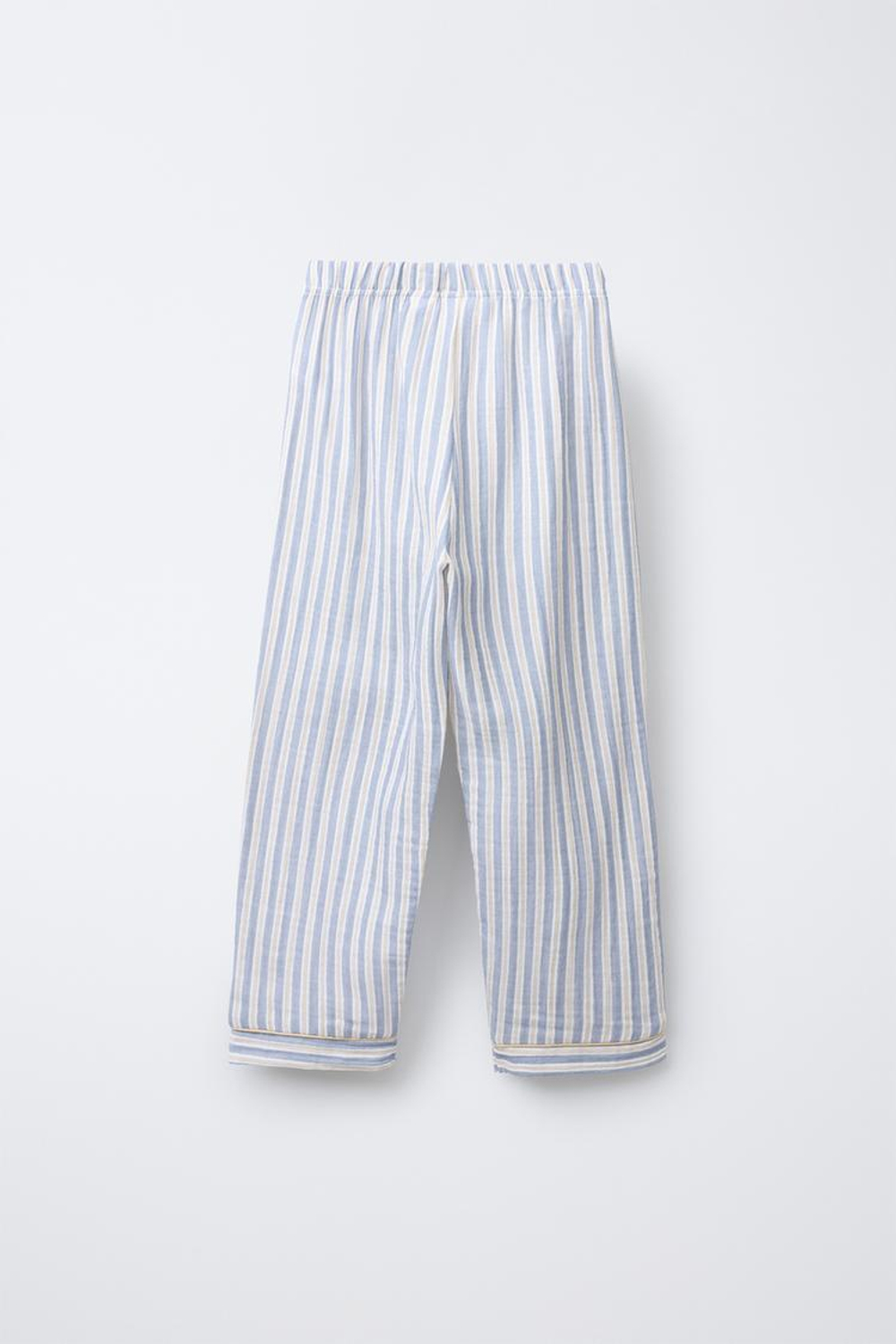 ZARA ПИЖАМА ИЗ РЕЛЬЕФНОЙ ТКАНИ, СИНИЙ