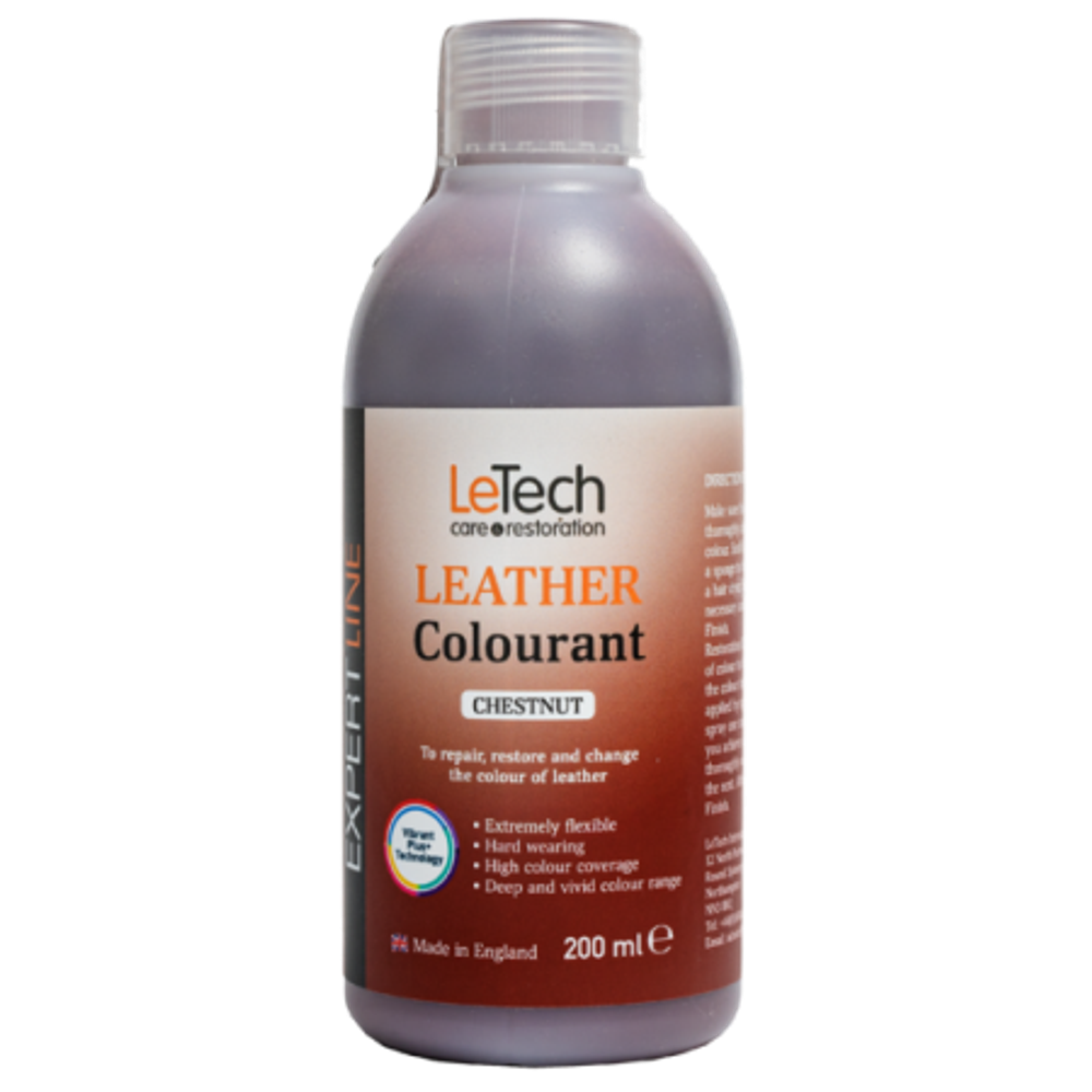 LeTech Expert Line Краска для кожи (Leather Colourant) Chestnut, 200мл
