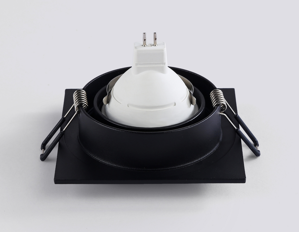 Светильник встраиваемый TN102729 BK черный GU5.3 92*92*23