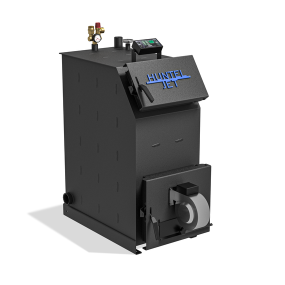 Твердотопливный котел длительного горения Huntel JET 100