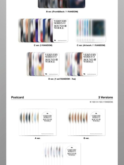 Альбом VERIVERY - VERIVERY SERIES O ROUND 3 : WHOLE 1st Album RANDOM Version