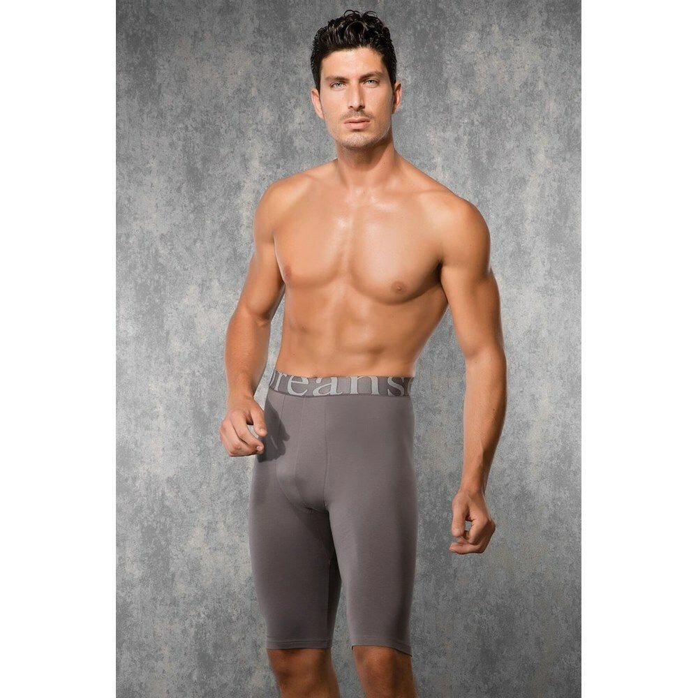 Мужские трусы боксеры удлиненные темно-серые Doreanse 1785