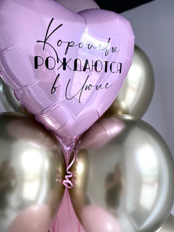 Композиция воздушных шаров для девушки №1059