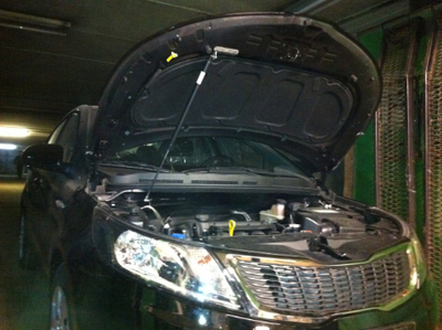 Упор капота KIA Rio III (2011-н.в.) ТехноМастер