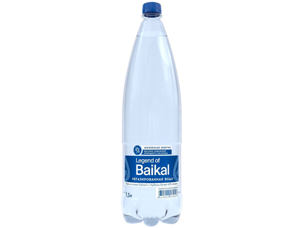 Вода «Legend of Baikal» 1.5 л, без газа, пэт