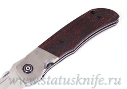 Нож CKF/Terzuola Eagle Rock S90V красный карбонфотография - 4