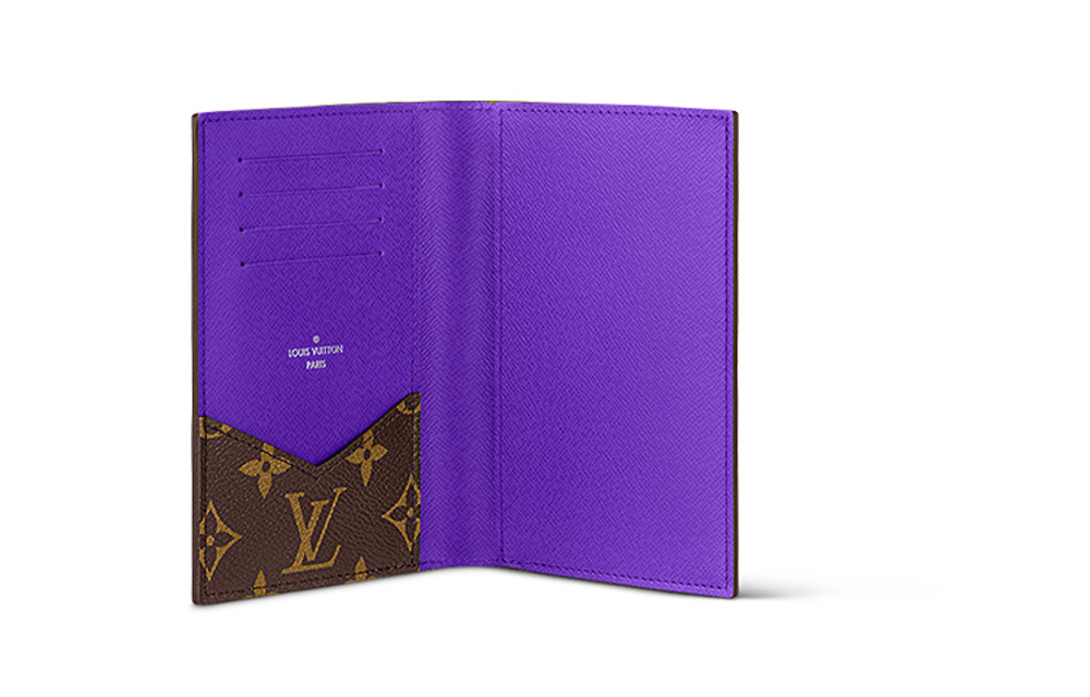 LOUIS VUITTON Passport Cover Colormania Dark Violet