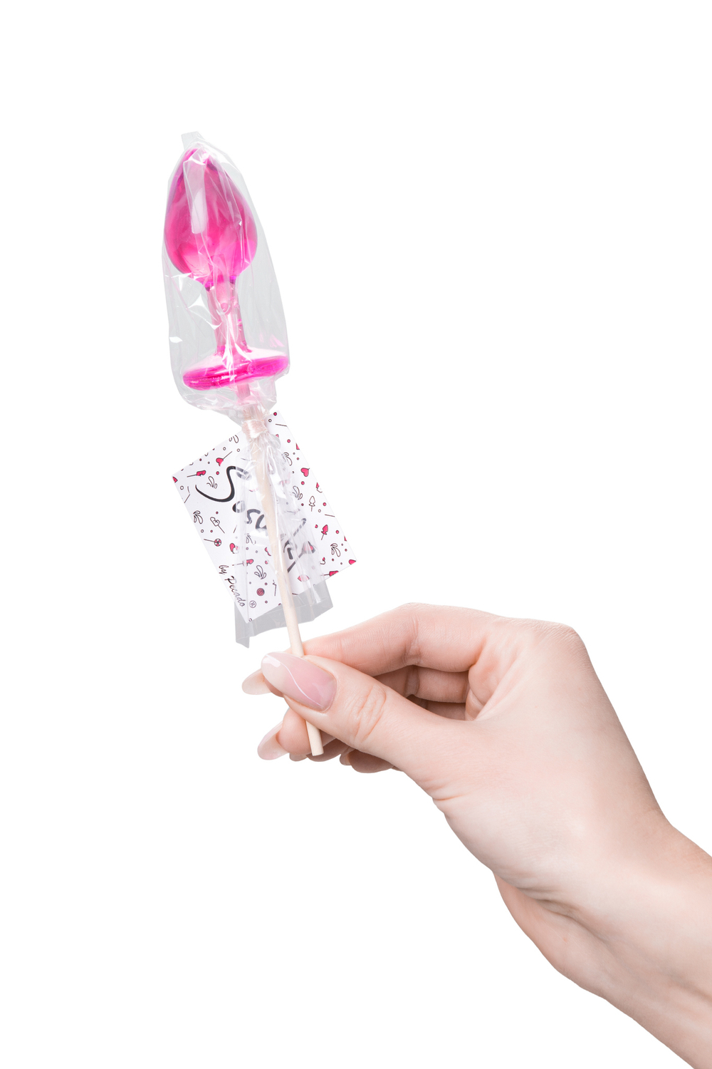 Леденец Sosuчki Анальная втулка малая розовый 30 г