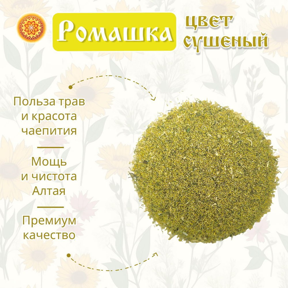 Ромашка цветки измельченные.