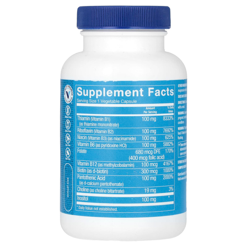 The Vitamin Shoppe, B-Complex 100, витамины группы B, 100 растительных капсул