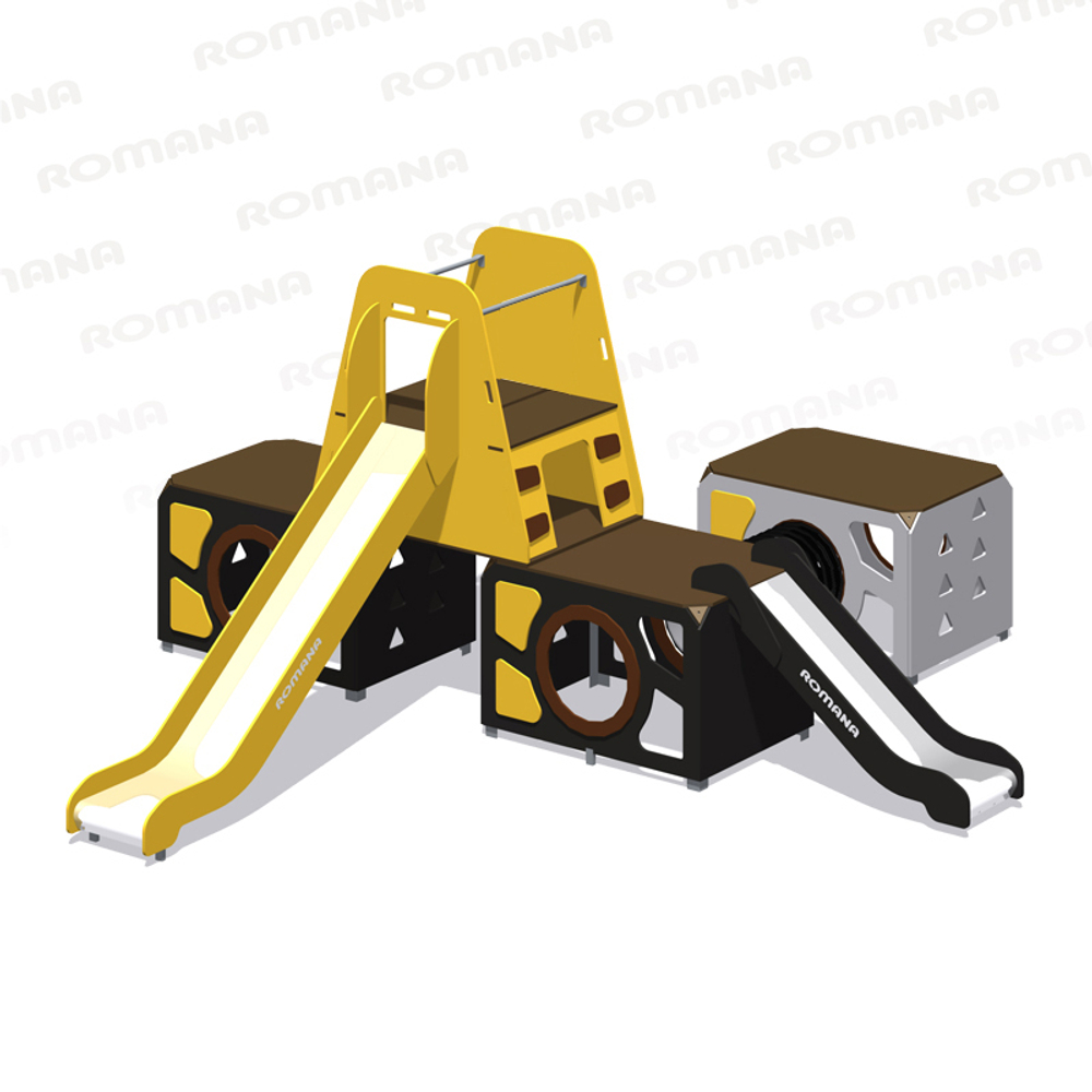 Детский игровой модуль с горкой Romana 115.25.00