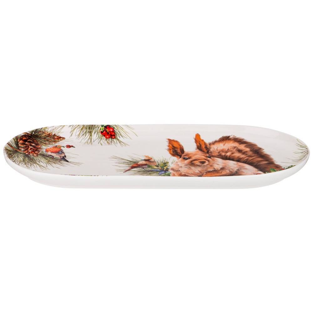 БЛЮДО ОВАЛЬНОЕ LEFARD "ЛЕСНАЯ СКАЗКА" 30,5 СМ (КОР=36ШТ.)