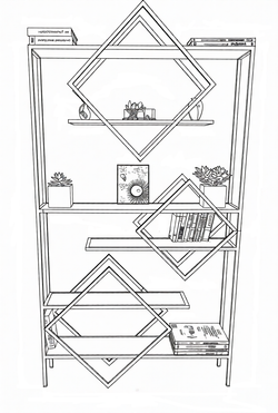 Стеллаж "Ромб"