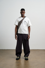 Брюки Nothomme Blue Monte Casual Lightweight Curved-Leg Trousers "Truffle Black"