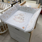 Пеленальный матрасик №2 Топотушки "Кудряшка" (80х71)