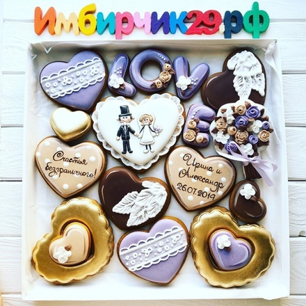 Имбирные пряники Любовь