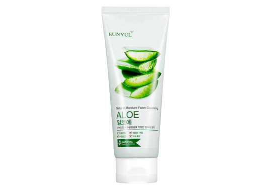 EUNYUL. Очищающая пенка с экстрактом алоэ Aloe Natural Moisture Foam Cleansing