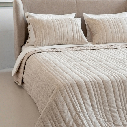 Покрывало стеганое АССТЕР (арт. BL02-460-02) - бежевое