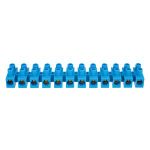 Клеммная винтовая колодка KВ-25 10-25, ток 60 A, полипропилен синий REXANT (10 шт./уп.)