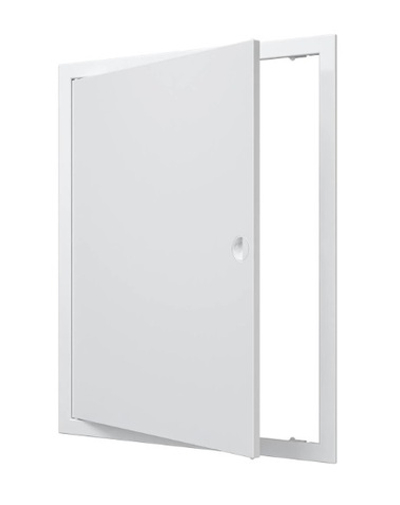 Люк-дверца ревизионная 400х500мм (418х518 с фланцем, 396х496 по посадке) с ручкой, АБС пластик