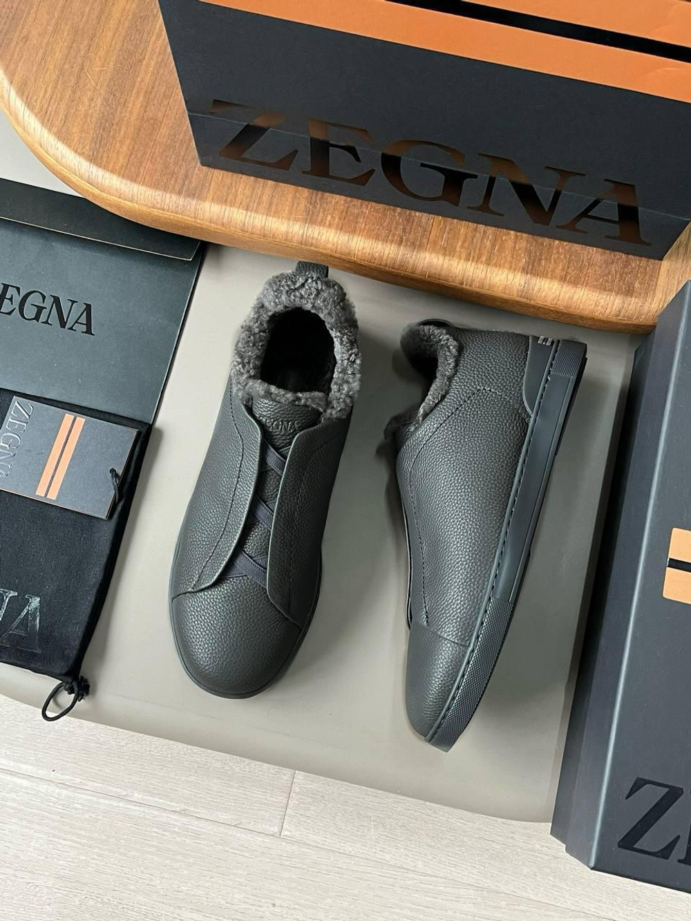Мокасины Zegna