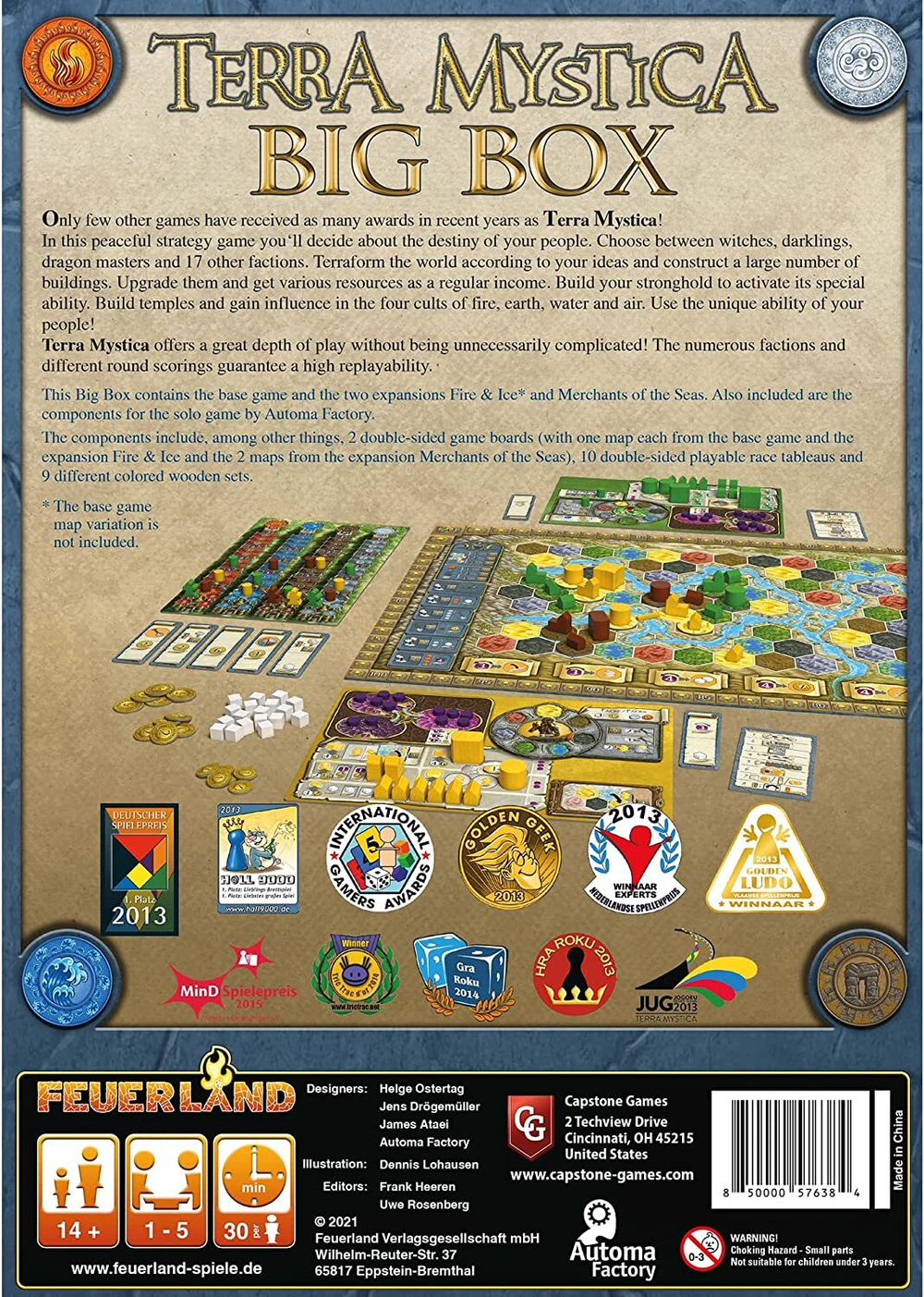 Terra Mystica: Big Box на английском языке (издание 2022)