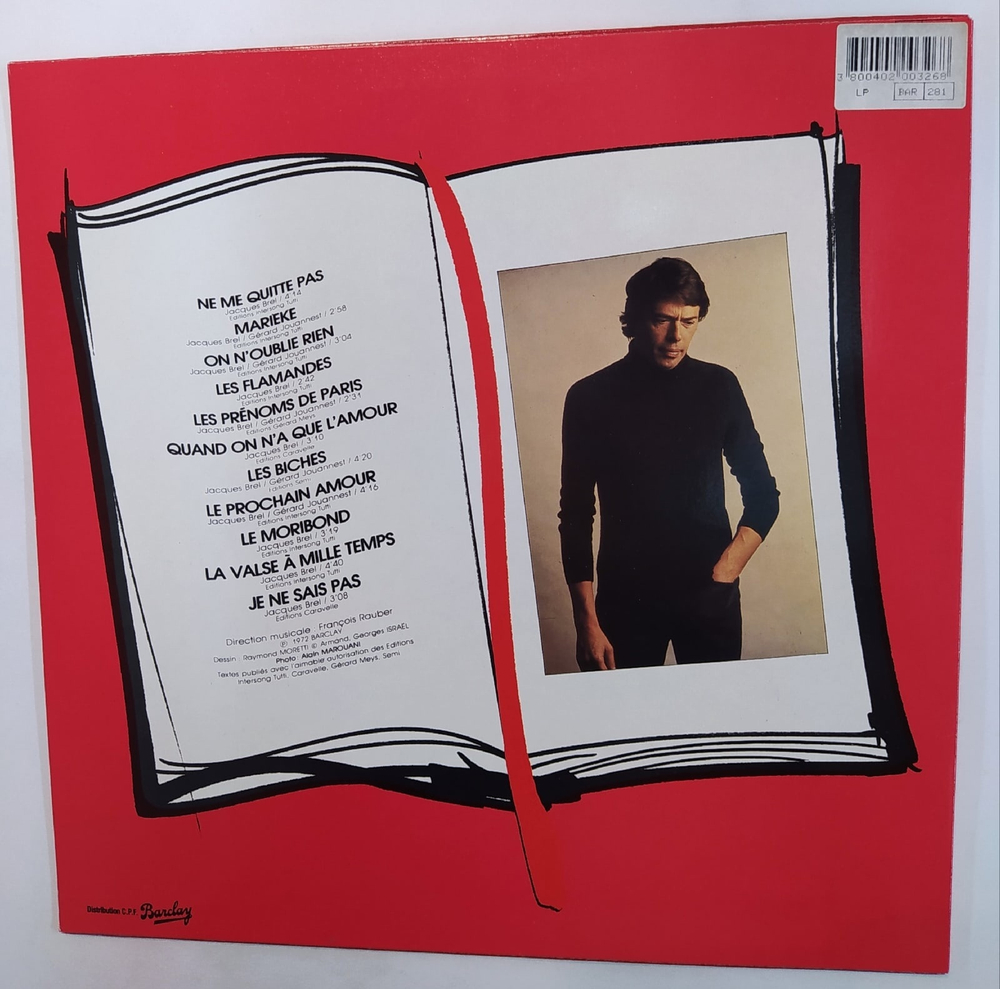 Jacques Brel 6 Ne Me Quitte Pas France 1972