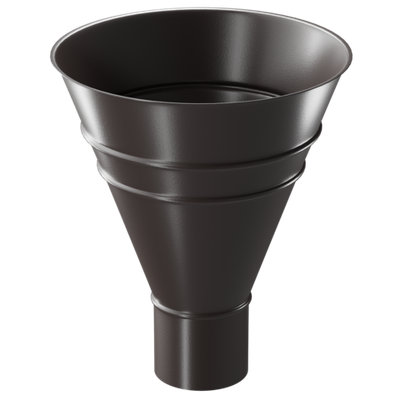 Воронка водосборная Stal Premium, шоколад